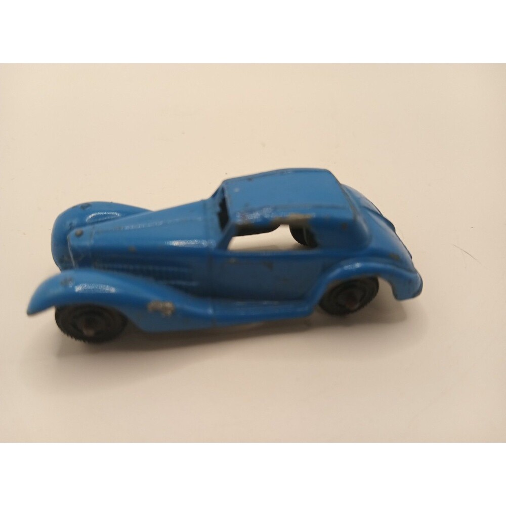 1939 Mercedes Blue Tootsie Toy Car  Diecast Toy, Chicago Illinois - Vintage